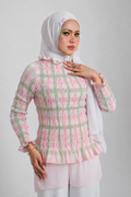 Tulip Linen Top in Pink