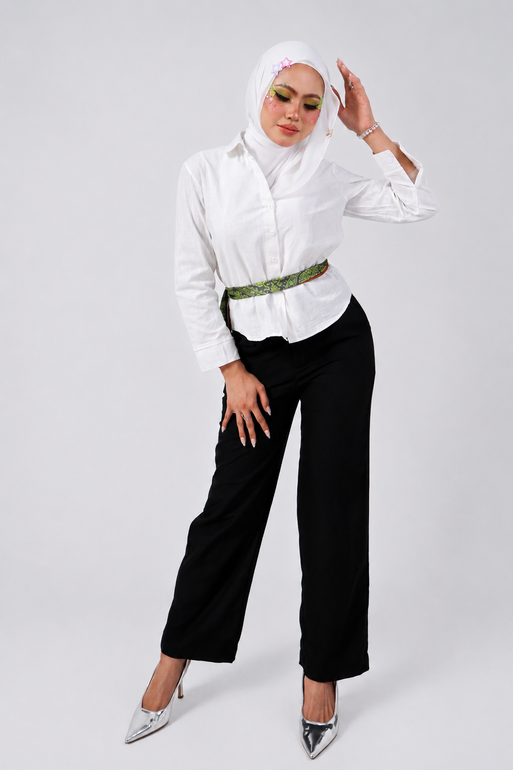 Lily Linen Pants in Black