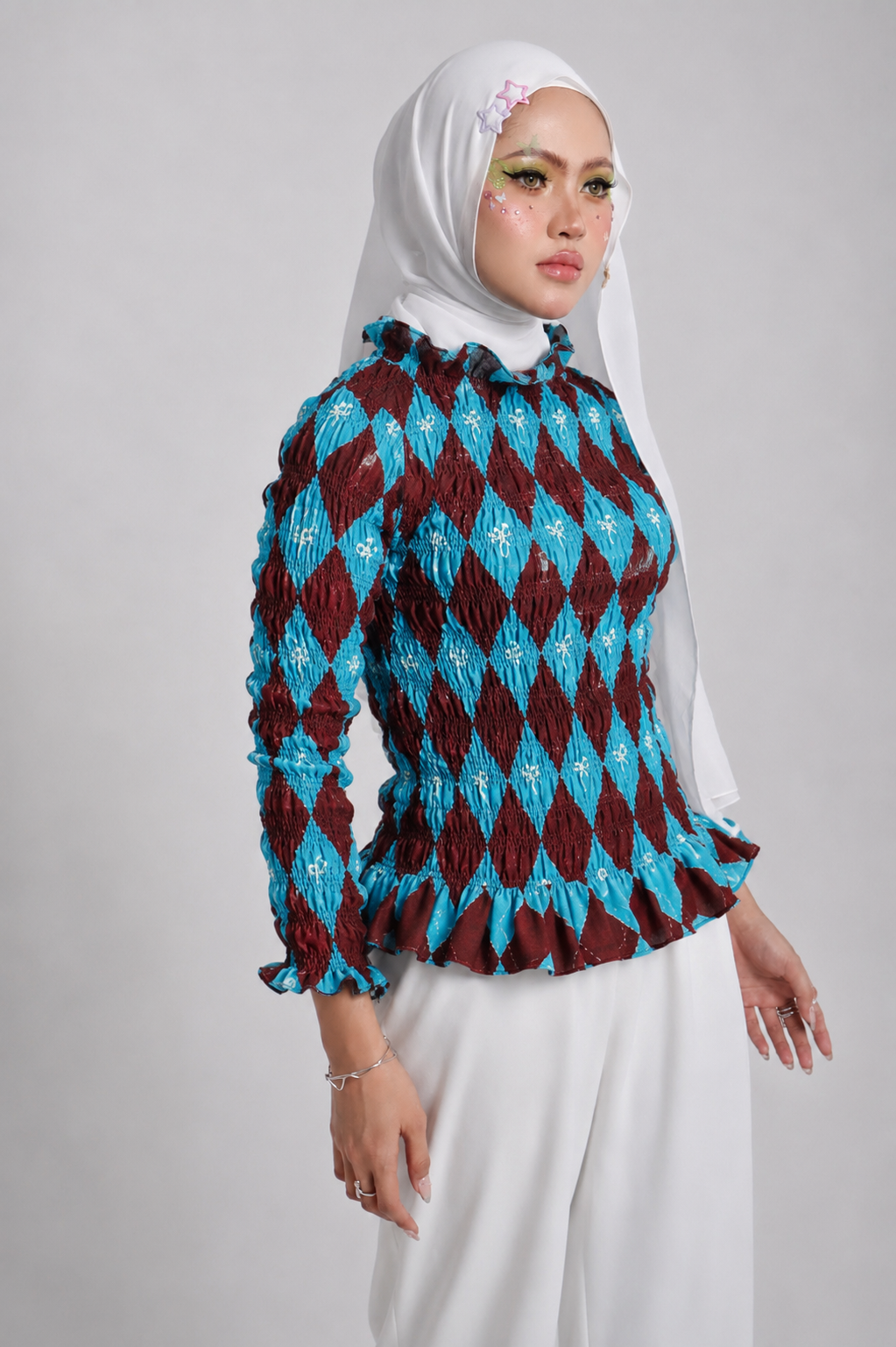 Tulip Linen Top in Dark Brown