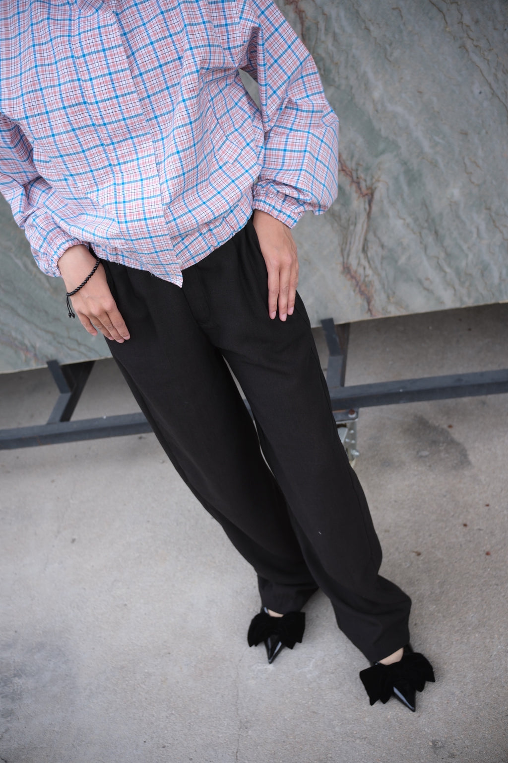 Lily Linen Pants in Black