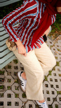Lily Linen Pants in Sand