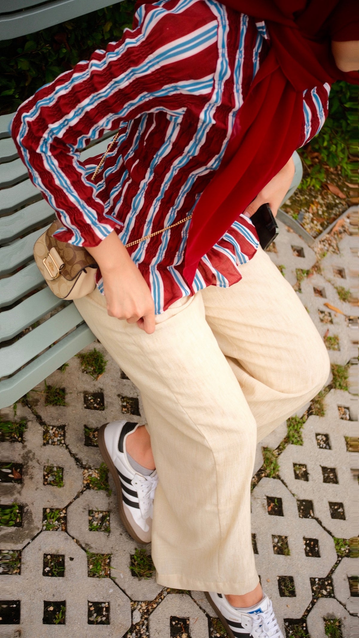 Lily Linen Pants in Sand